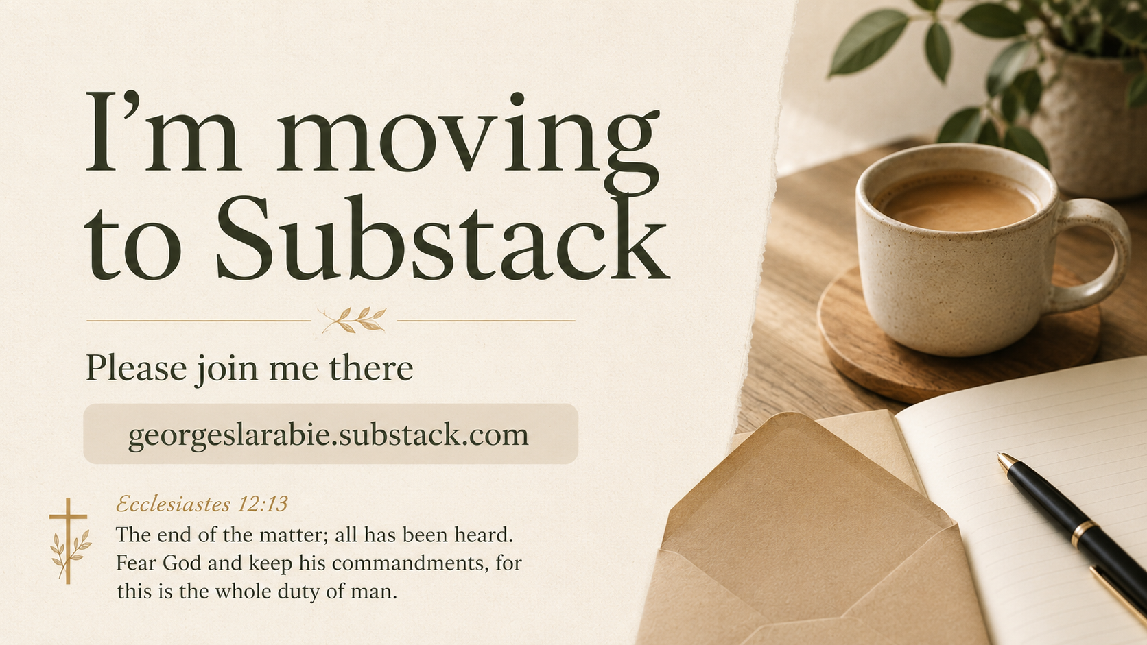 Moving to Substack